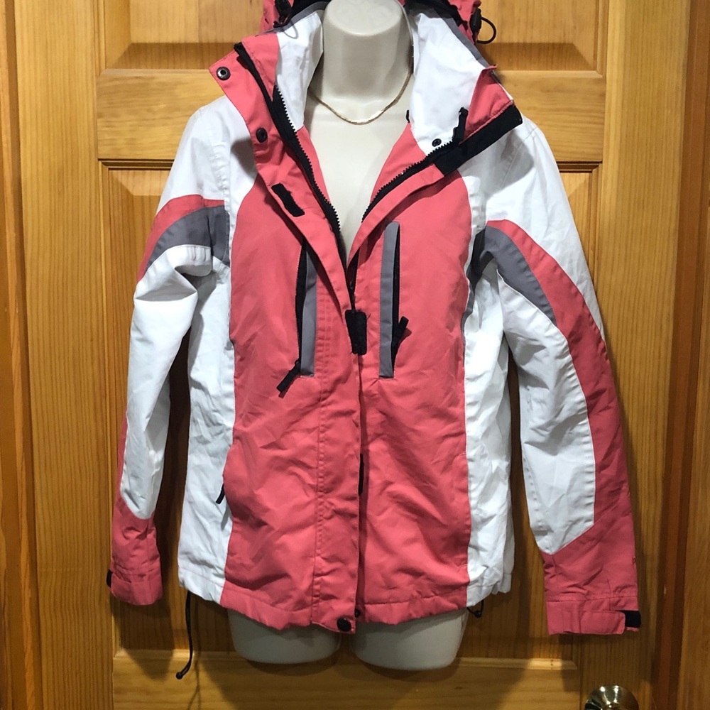 Pulse Women's Pink and White Ski Jacket